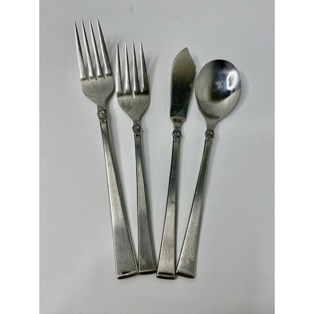 Nasco Stainless Steel Westwood Dinner Salad Fork Sugar Spoon Butter Knife Japan